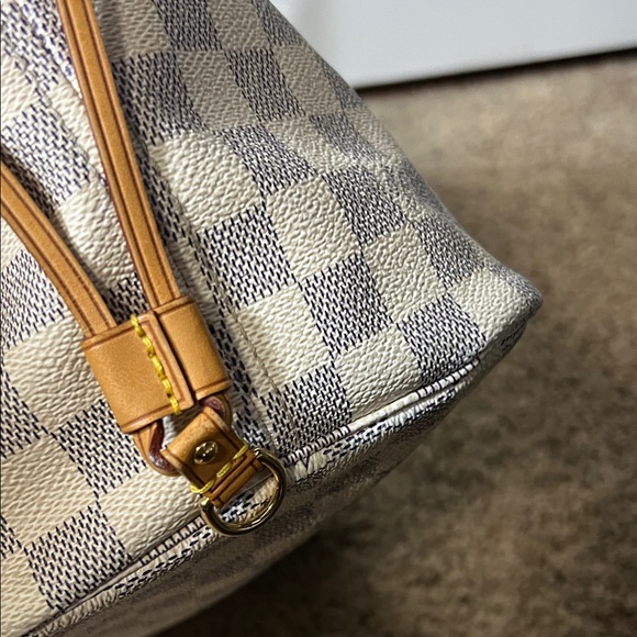 3346 Designer Checkered Tote Bag - Brown and Cream - Picture 4 of 13